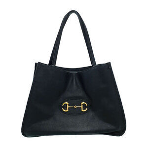 Gucci Horsebit 1955 Tote Bag Leather Black